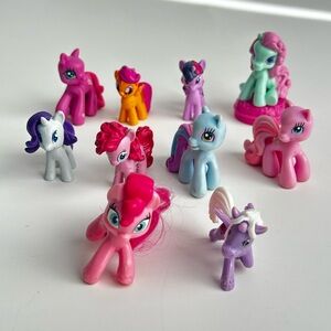My Little Pony Minis Collectible Figure Lot (10 Pieces) Assorted Characters